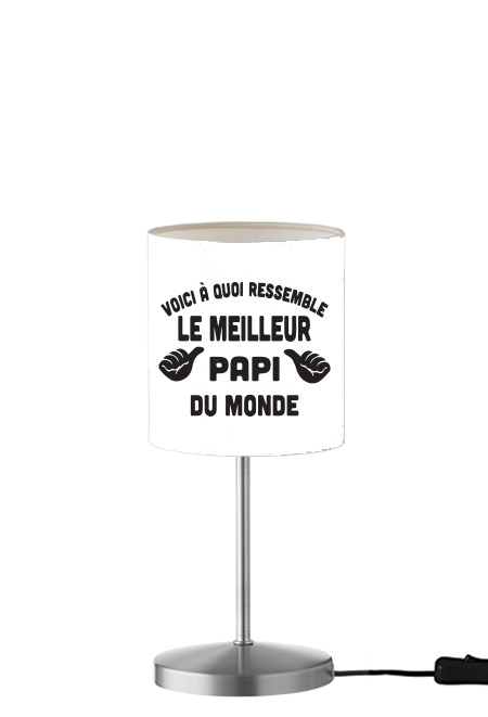 Voici a quoi ressemble le meilleur Papi du monde für Tisch- / Nachttischlampe