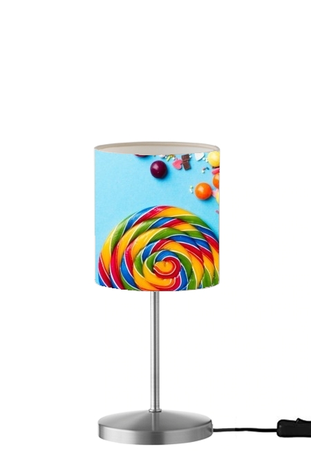 Waffle Cone Candy Lollipop für Tisch- / Nachttischlampe