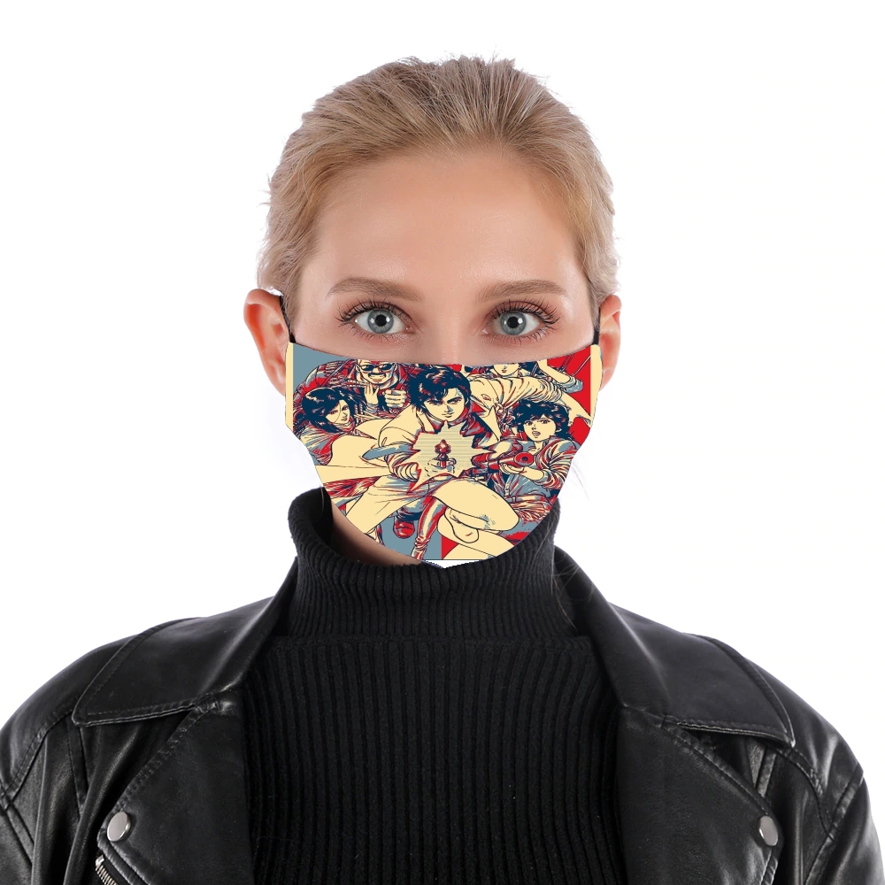City hunter propaganda für Nase Mund Maske