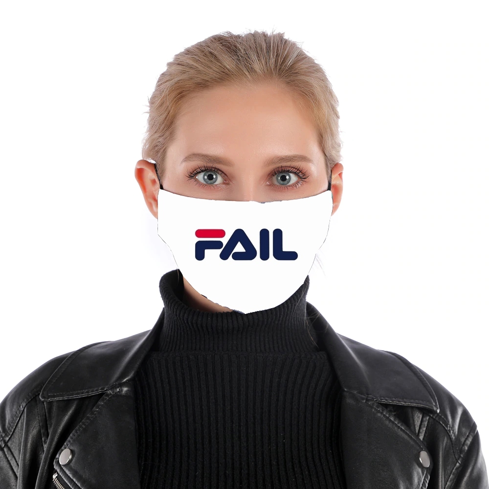 Fila Fail Joke für Nase Mund Maske