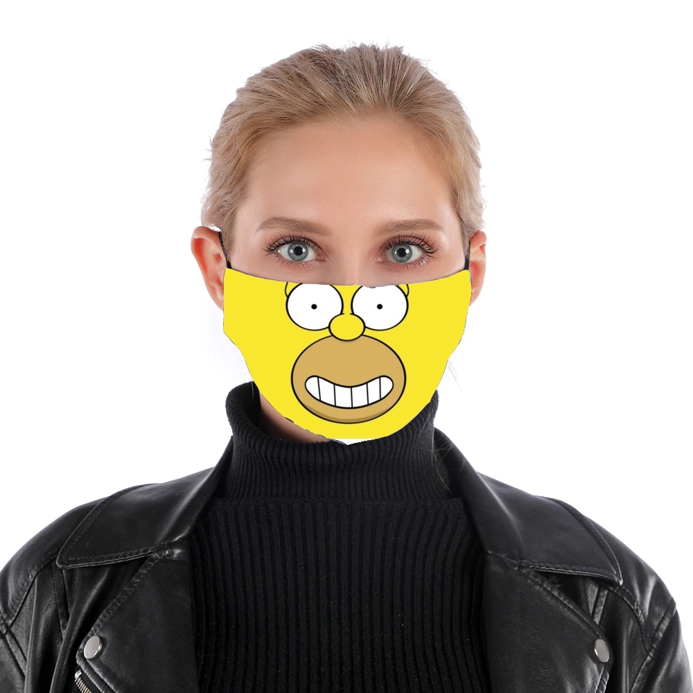 Homer Face für Nase Mund Maske
