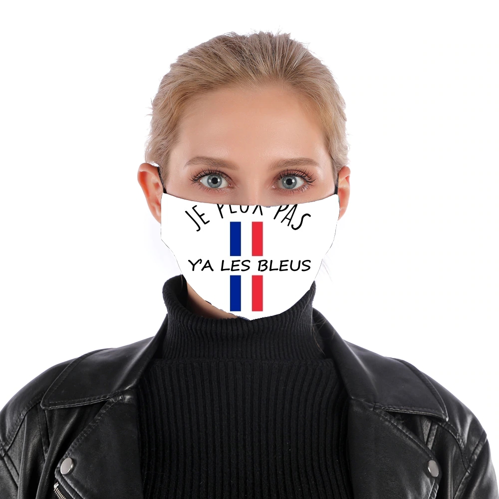 Je peux pas ya les bleus für Nase Mund Maske