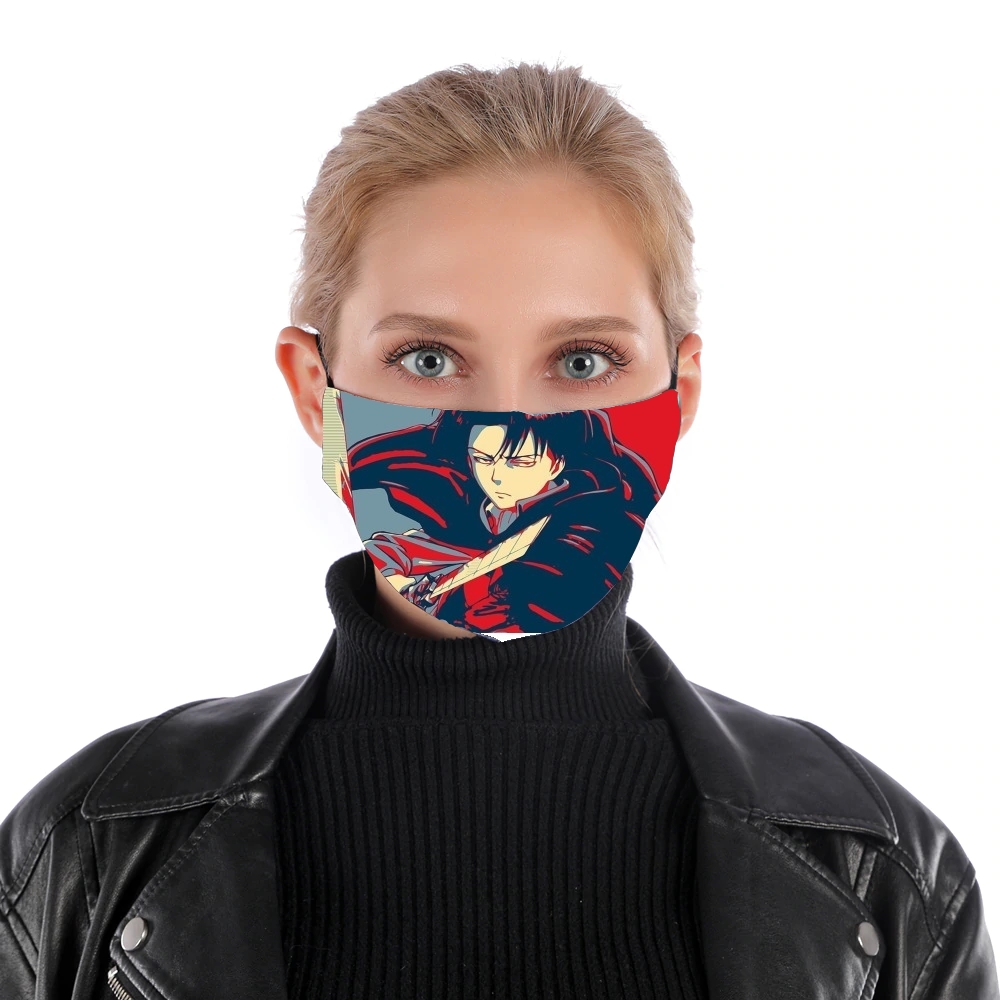 Levi Propaganda für Nase Mund Maske