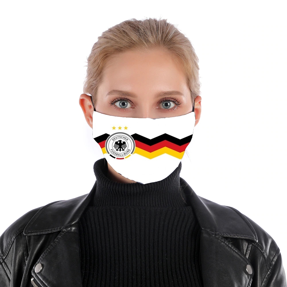 Maillot Allemagne für Nase Mund Maske