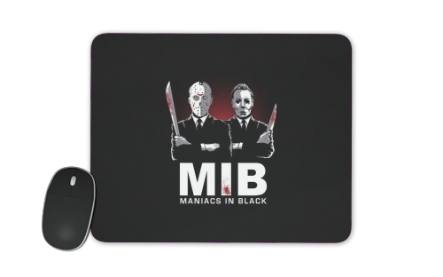 Maniac in black jason voorhees für Mousepad