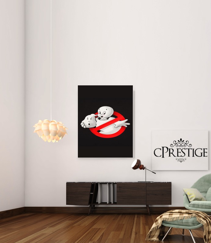 Casper x ghostbuster mashup für Beitrag Klebstoff 30 * 40 cm