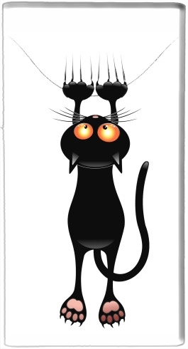 Black Cat Cartoon Hang für Tragbare externe Backup-Batterie 1000mAh Micro-USB