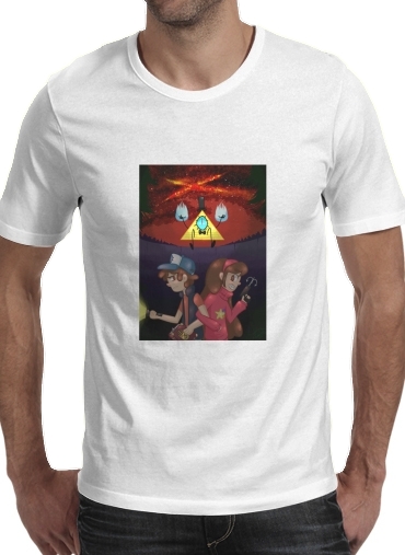 Gravity Falls Monster bill cipher Wheel für Männer T-Shirt