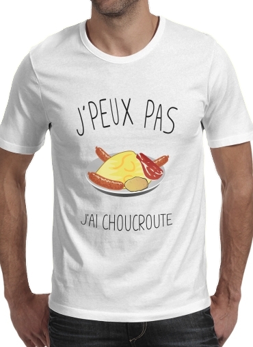 Je peux pas jai choucroute für Männer T-Shirt