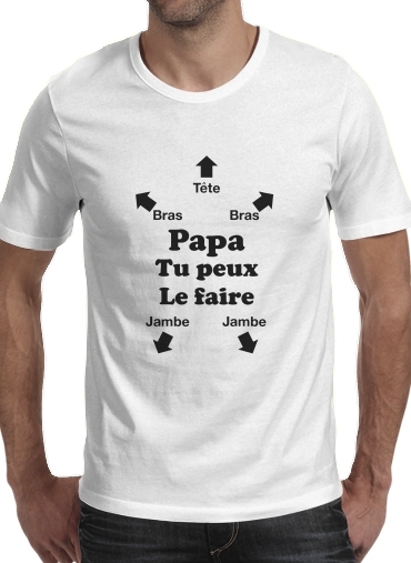 Notice pour papa für Männer T-Shirt