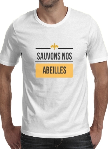 Sauvons nos abeilles für Männer T-Shirt