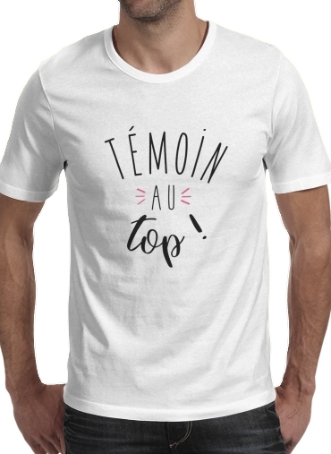 Temoin au TOP für Männer T-Shirt