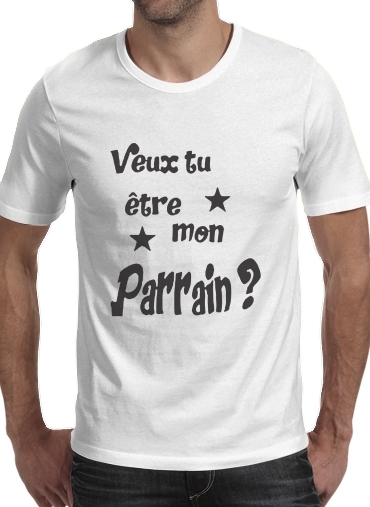 Veux tu etre mon parrain für Männer T-Shirt