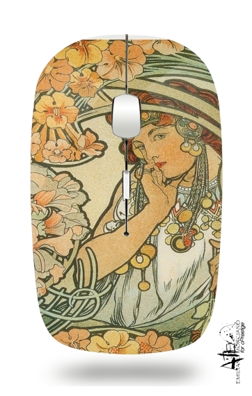 Alphons Mucha für Kabellose optische Maus mit USB-Empfänger