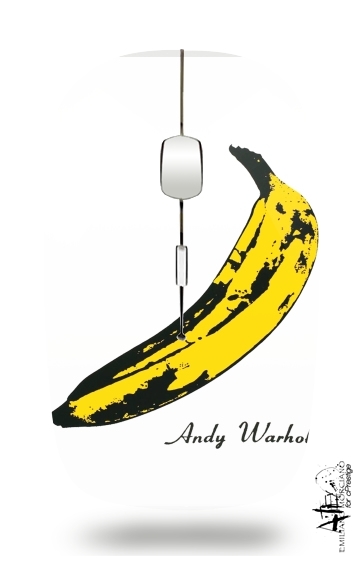 Andy Warhol Banana für Kabellose optische Maus mit USB-Empfänger