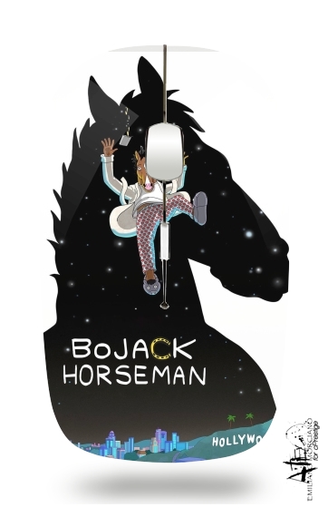 Bojack horseman fanart für Kabellose optische Maus mit USB-Empfänger