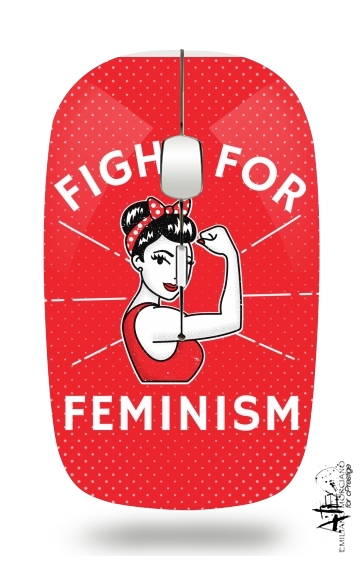 Fight for feminism für Kabellose optische Maus mit USB-Empfänger