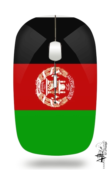 Fahne Afghanistan für Kabellose optische Maus mit USB-Empfänger