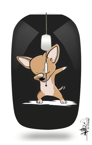 Funny Dabbing Chihuahua für Kabellose optische Maus mit USB-Empfänger