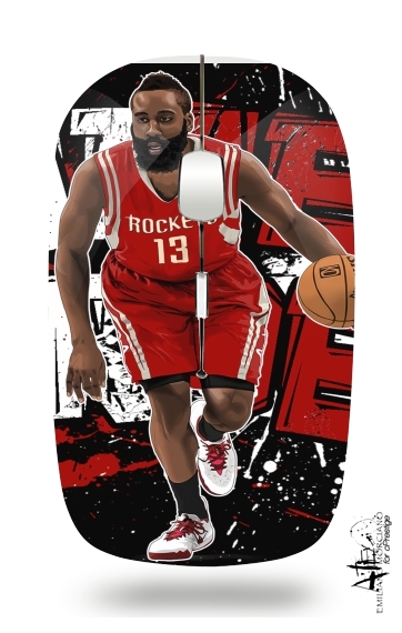 James Harden Basketball Legend für Kabellose optische Maus mit USB-Empfänger