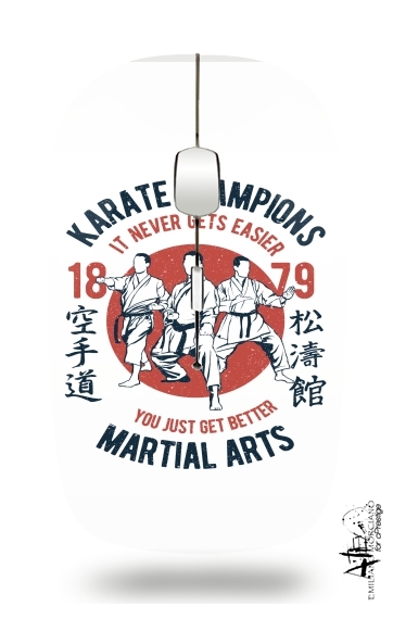 Karate Champions Martial Arts für Kabellose optische Maus mit USB-Empfänger