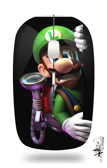 Luigi Mansion Fan Art für Kabellose optische Maus mit USB-Empfänger