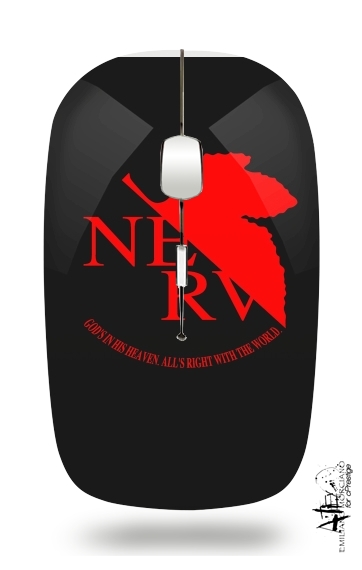 Nerv Neon Genesis Evangelion für Kabellose optische Maus mit USB-Empfänger