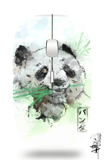 Panda Watercolor für Kabellose optische Maus mit USB-Empfänger