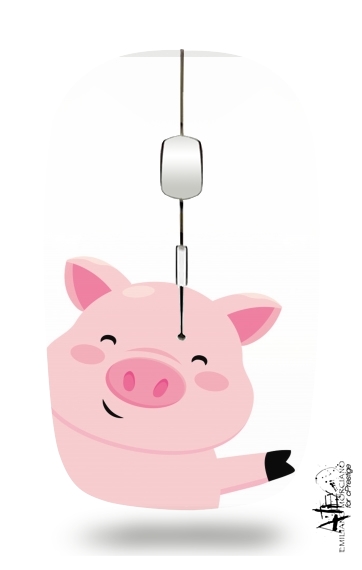 Pig Smiling für Kabellose optische Maus mit USB-Empfänger