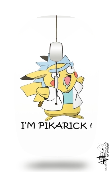 Pikarick - Rick Sanchez And Pikachu  für Kabellose optische Maus mit USB-Empfänger