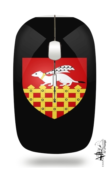 Saint Malo Blason für Kabellose optische Maus mit USB-Empfänger