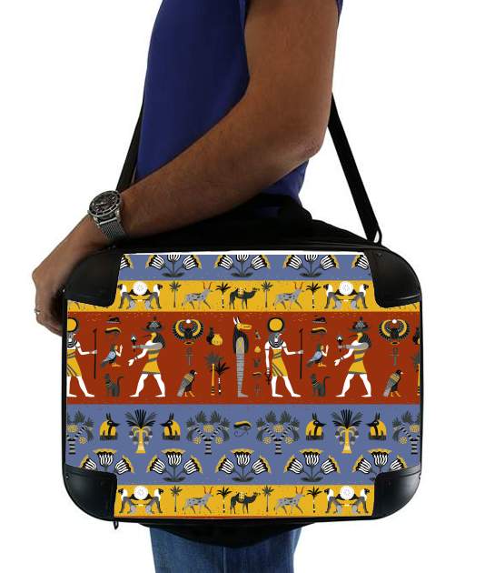 Ancient egyptian religion seamless pattern für Computertasche / Notebook / Tablet