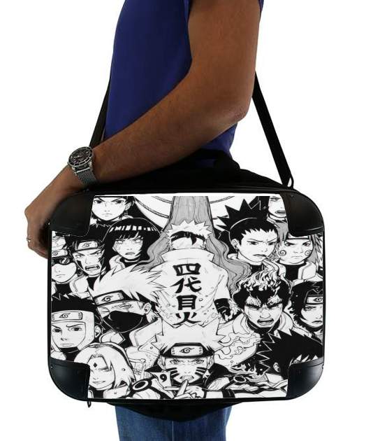 Naruto Black And White Art für Computertasche / Notebook / Tablet