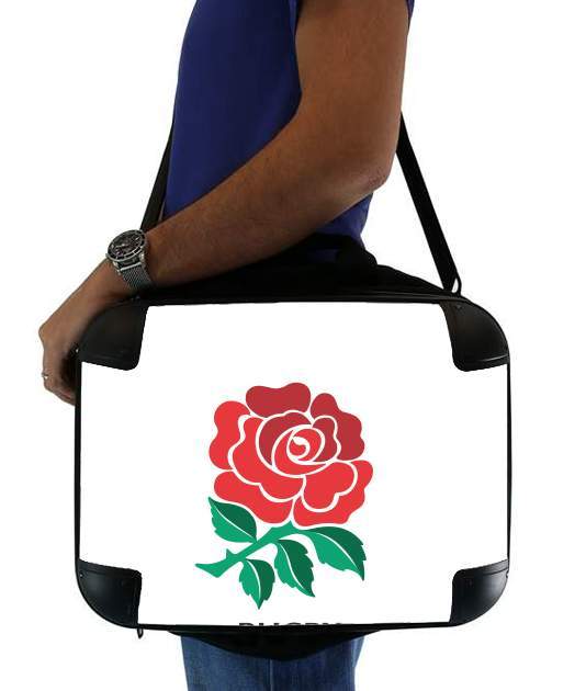 Rose Flower Rugby England für Computertasche / Notebook / Tablet