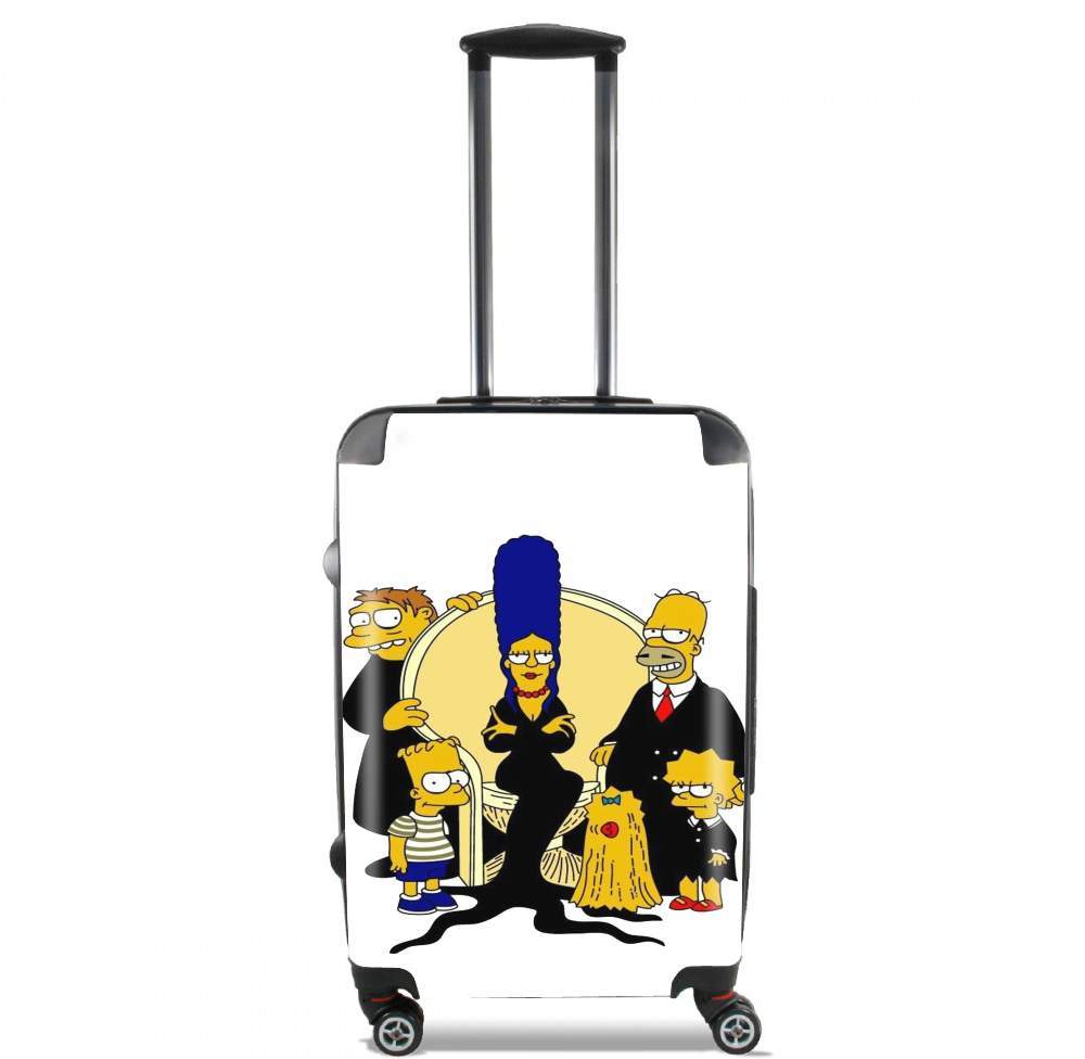 Adams Familly x Simpsons für Kabinengröße Koffer